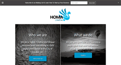 Desktop Screenshot of homacreative.com